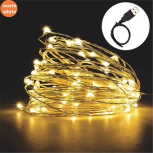 Waterproof LED Light String 10m-100LEDS USB Operated